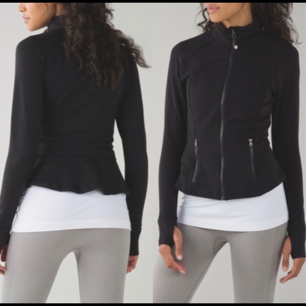 Hustle your bustle black lulu lemon jacket